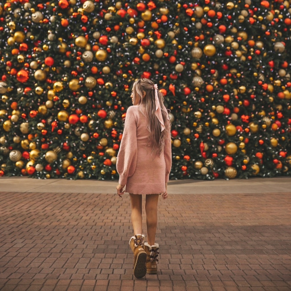 Pink Knit Dress